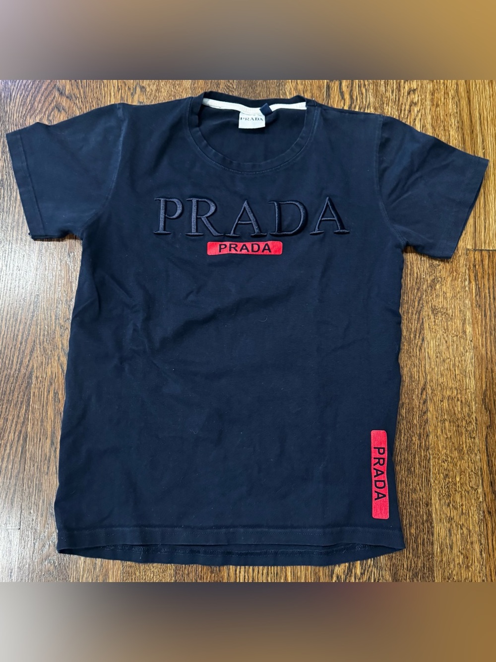 Prada Milano Youth Kids Logo Top Tee Shirt Size 14 Unisex